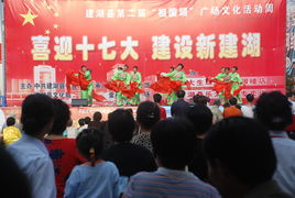 喜迎十七大，建設(shè)新建湖——縣文化館廣場(chǎng)文化活動(dòng)助力文化藝術(shù)交流